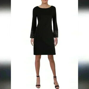 Jessica Howard Studded Cocktail Shift Dress Size 6